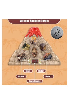 Excefore Dinosaur Shooting Toy Gun for Kids, Roaring Dinosaur Toys, Dinosaur Target with Score Record, with 10 Soft Foam Bullets, for Boys Girls  - Image 2