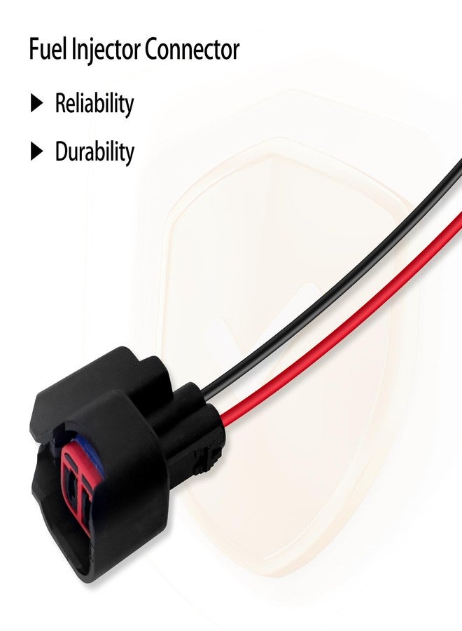 HiSport Fuel Injector ABS Sensor Wiring Harness S824 Connector Plug Wire EV6 Compatible with Ford Mustang F150 F250 Crown Victoria 8PCS - Image 4