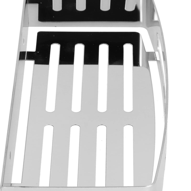 304 Stainless Steel Soap Holder Wall Mounted Shower Shelf Kitchen Sponge Tray Drain Storage Rack - Image 5