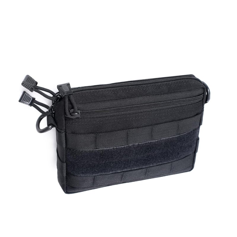 Outdoor Hiking Waist Bag For Camping Travel Phone Keys Gadgets Black - Image 5