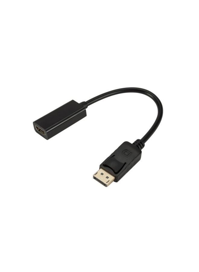 NIBEMINENT Display Port Male To HDMI Female Cable Converter Black  - Image 2
