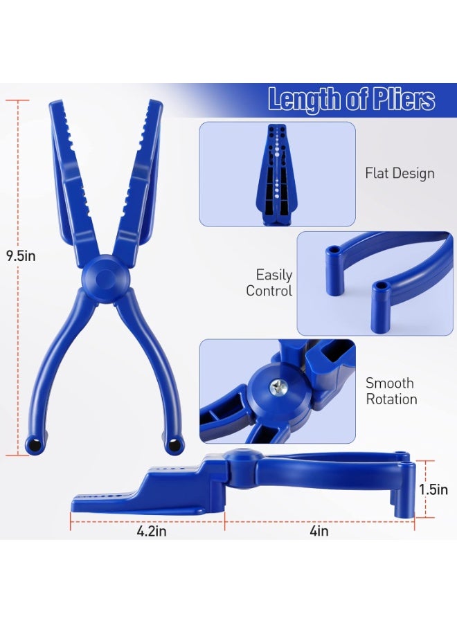 Nail Holder for Hammering, Plastic Pliers, Finger Safe for Hammer Nails in Slip Joint ,Slip Joint Tool Gadget for Household Construction - Image 2