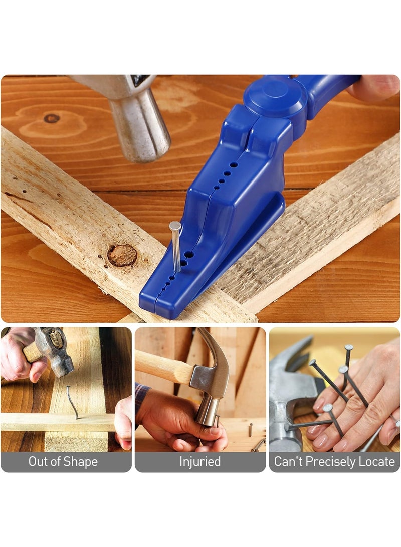 Nail Holder for Hammering, Plastic Pliers, Finger Safe for Hammer Nails in Slip Joint ,Slip Joint Tool Gadget for Household Construction - Image 5