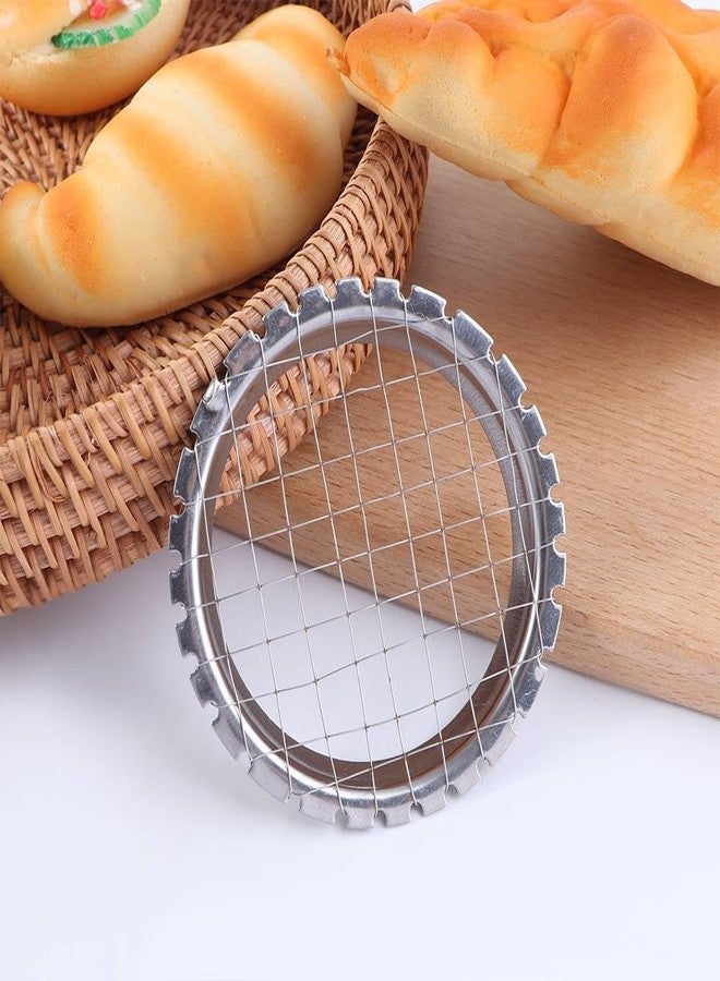 Kopida 2 Pcs Egg Choppers for Hard Boiled Eggs, Egg Salad Choppers Stainless Steel Egg Slicer, Manual Egg Slicer Kitchen Tool for Egg Salad Tomato - Image 5