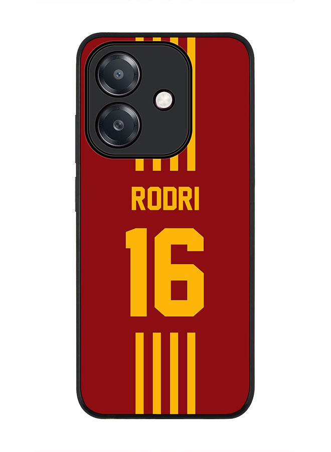 Stylizedd For Oppo A5i Case,Slim fit Camera Protection, Shockproof Thin Phone cover  - Football - Spain ,  Rodri