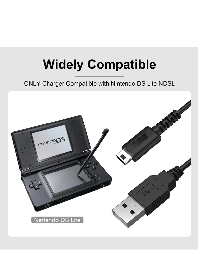 DS Lite USB Charger Cable/Power Charging Cord Compatible with Nintendo DS Lite/NDSL (120CM)  - Image 3