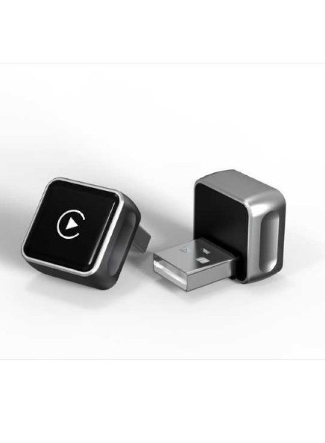 نيوترل محول السيارة اللاسلكي من Zinc Alloy المحمول المصغر الأصلي من Apple للسيارة من السلكي إلى اللاسلكي - Image 1