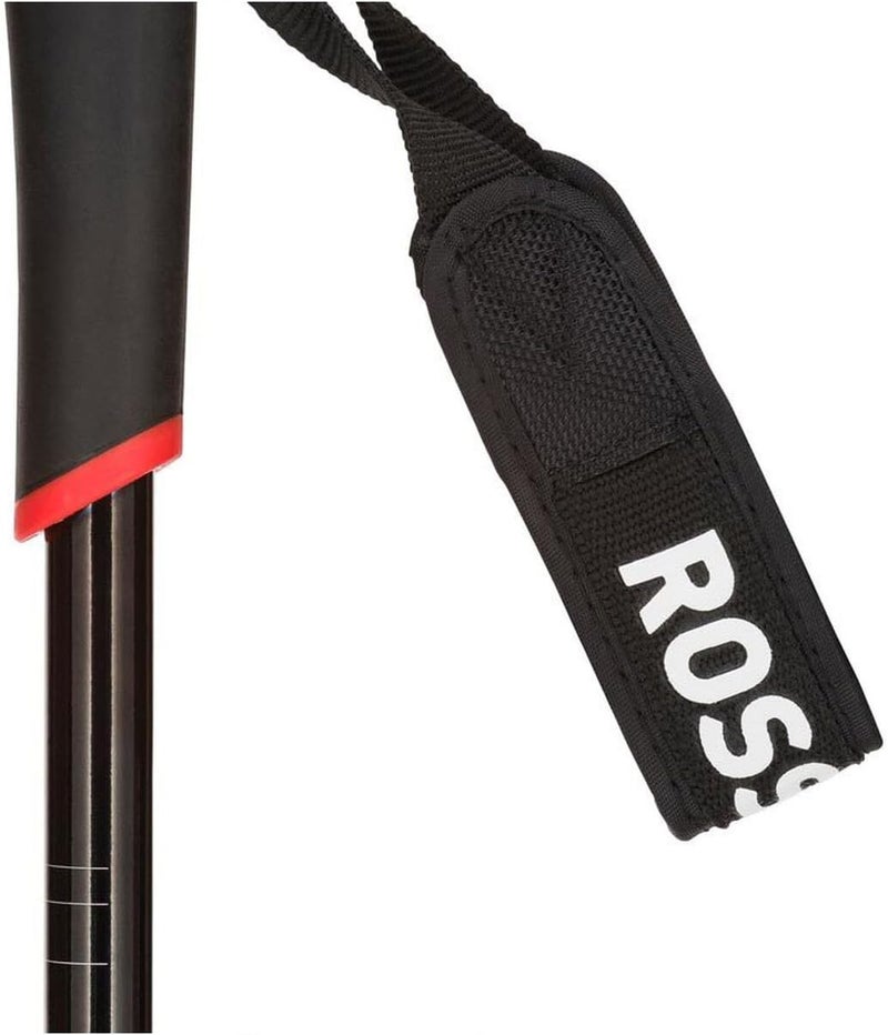 ROSSIGNOL Unisex Adults FT-600 Lightweight Aluminum Touring Nordic Ski Poles with Dual-Density Rubber Grip and Padded Wrist Strap | Cross-Country Skiing, Winter Sports - Image 1