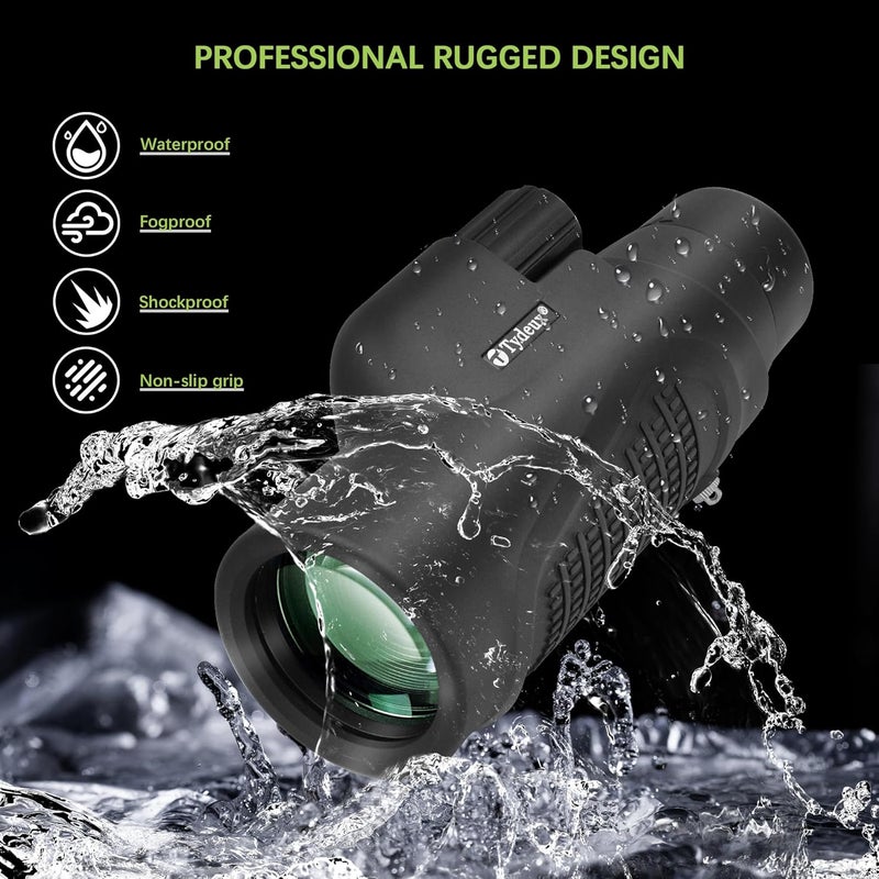 Tydeux 8x42 Monocular Telescope - K9 Prism Waterproof for Travel Secenery Wildlife Bird Watching Hunting Camping - Image 5