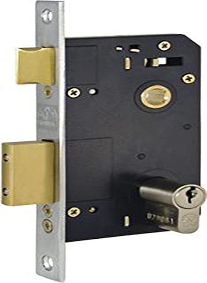 Bonus SST :- 44 Mortice Lock Set (60mm One Side Key, Brush Chrome) - Image 2