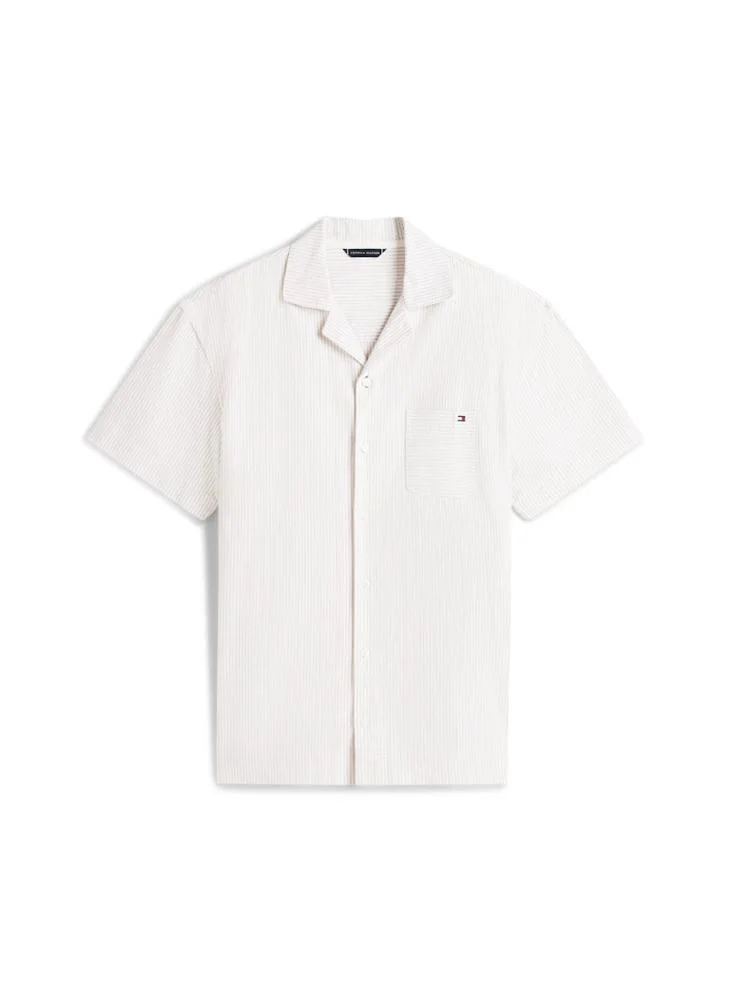 TOMMY HILFIGER  TH Original Oxford Shirt And Shorts Pyjama Set for Men | Best Price UAE