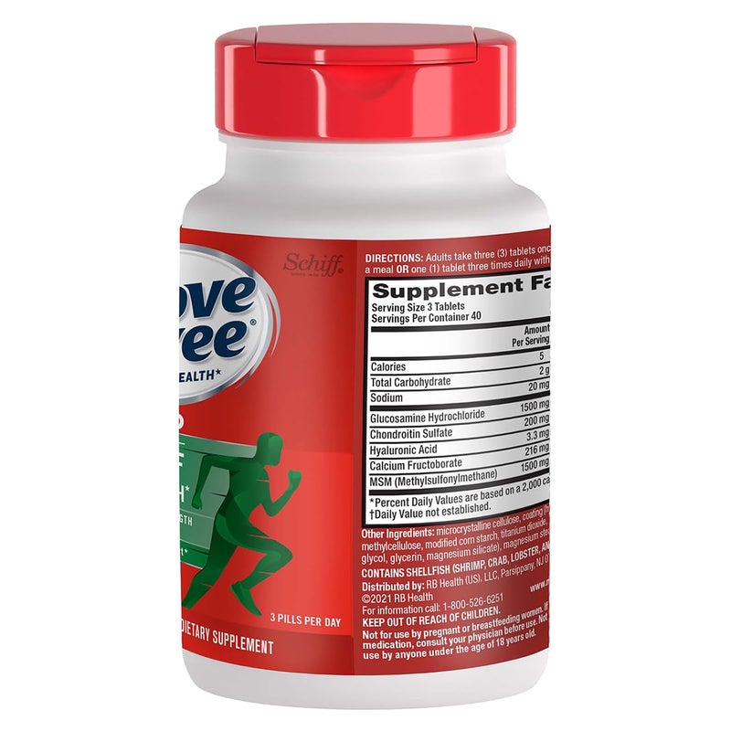 Move Free موف فري أدفانسد بلس MSM مع الجلوكوزامين والكوندرويتين 120 حبة عبوة من 2 - Image 3