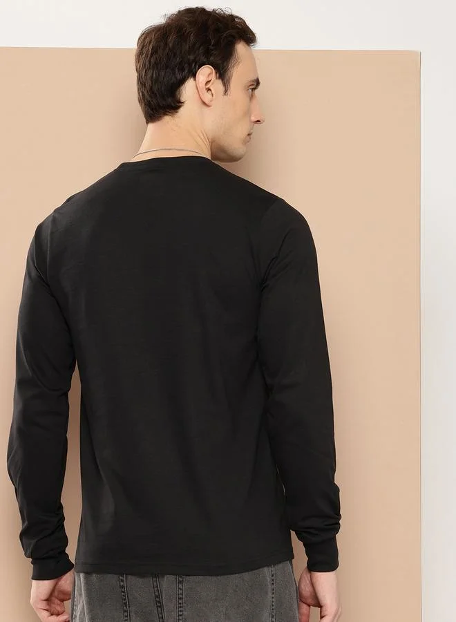Difference of Opinion Men Long Sleeve Printed T-Shirt