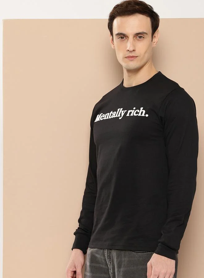 Difference of Opinion Men Long Sleeve Printed T-Shirt