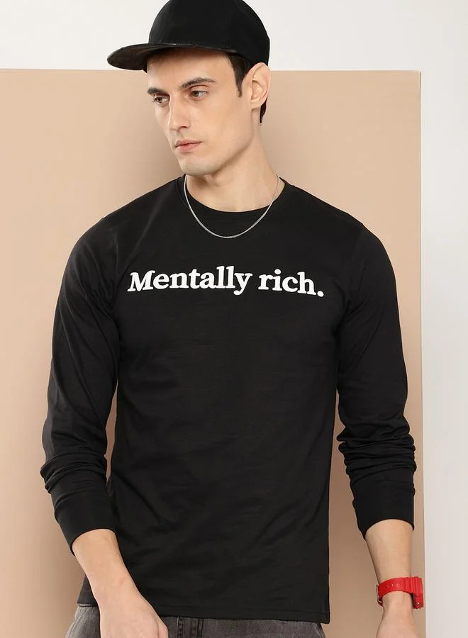 Difference of Opinion Men Long Sleeve Printed T-Shirt