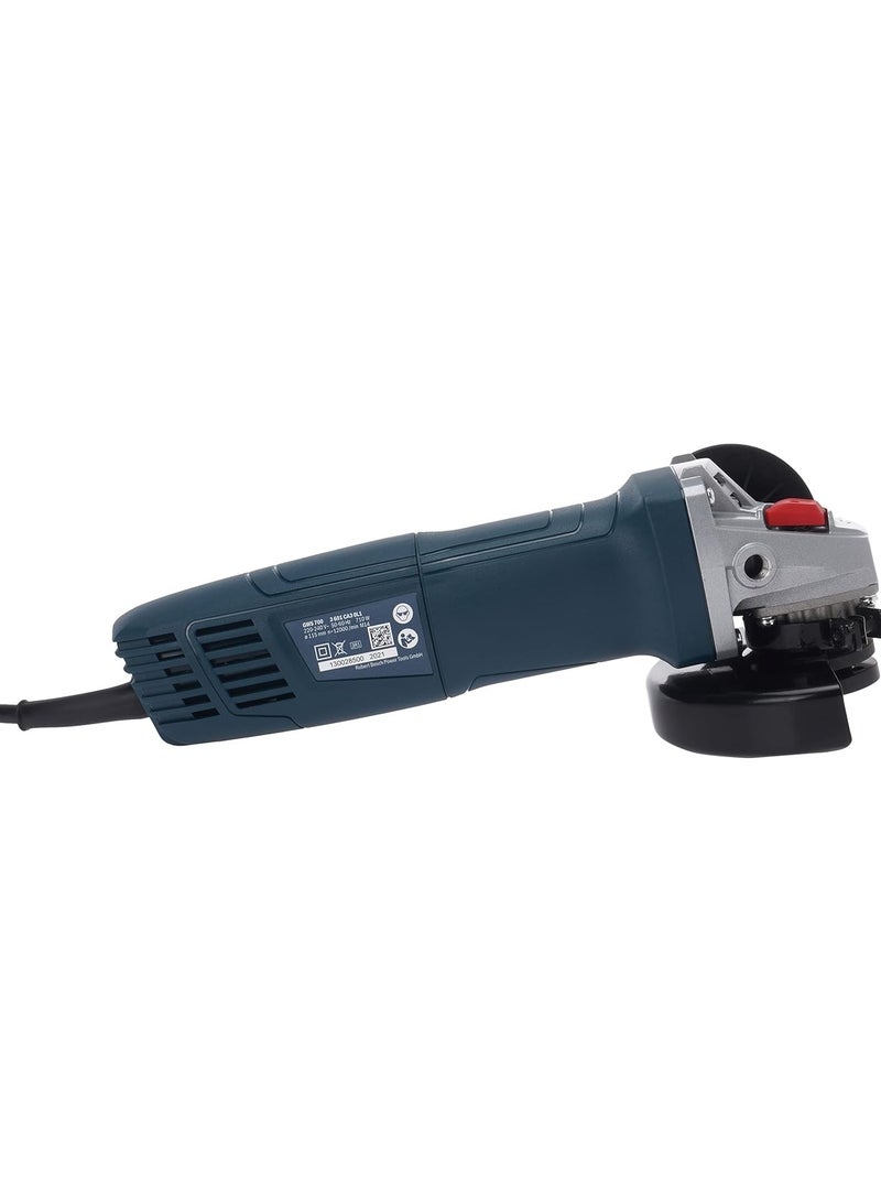 BOSCH - GWS 700 angle grinder, 710 Watt, 12000 rpm, 115 mm disc diameter, outstanding overload capacity fit for tough jobs - Image 2