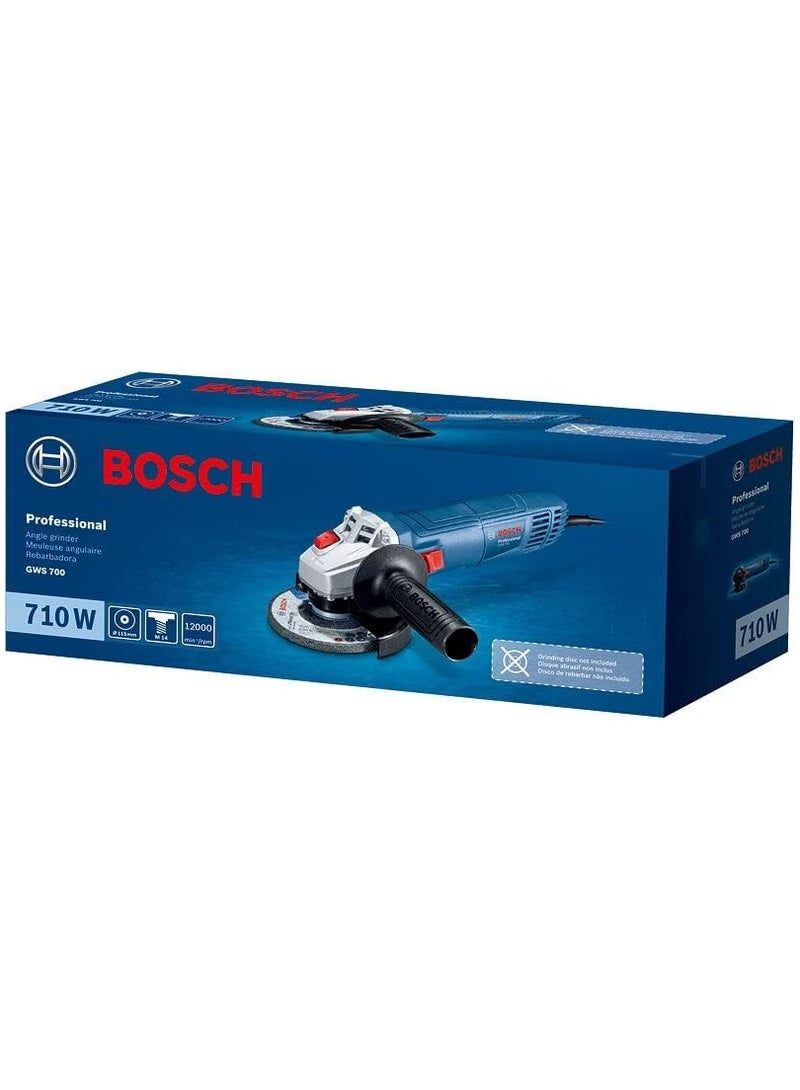 BOSCH - GWS 700 angle grinder, 710 Watt, 12000 rpm, 115 mm disc diameter, outstanding overload capacity fit for tough jobs - Image 3