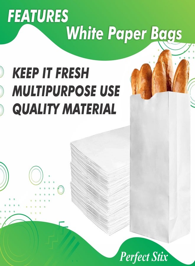 Perfect Stix 4lb Kraft Paper Bags - Pack of 50 Count (Kraft Bags 4lb-50CT) in White - Image 3