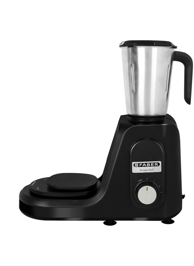 Faber Faber 3 jar mixer grinder, 1000 watt (FMG Master Chef 1000 3J BK) with Weighing Scale, Chopping board & Spatula, Black  - Image 3