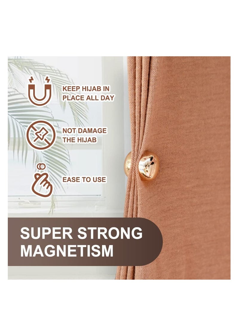 Premium Magnetic Hijab Pins for Women, Strong No-Snag Multi-Use Colorful Scarf Magnets, Perfect for Securely Holding Hijabs in Place - Image 3