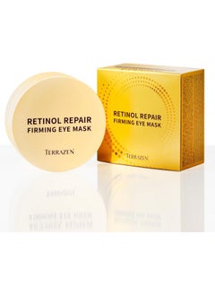 Terrazen Terrazen Korean Eye Patches with Retinol and 24K Gold - Hydrogel Eye Mask for Dark Circles, Puffiness, Fine Lines - Korean Skincare with Collagen Booster, Vitamin C, Soothing Cooling Effect - 60 Pcs  - Image 1