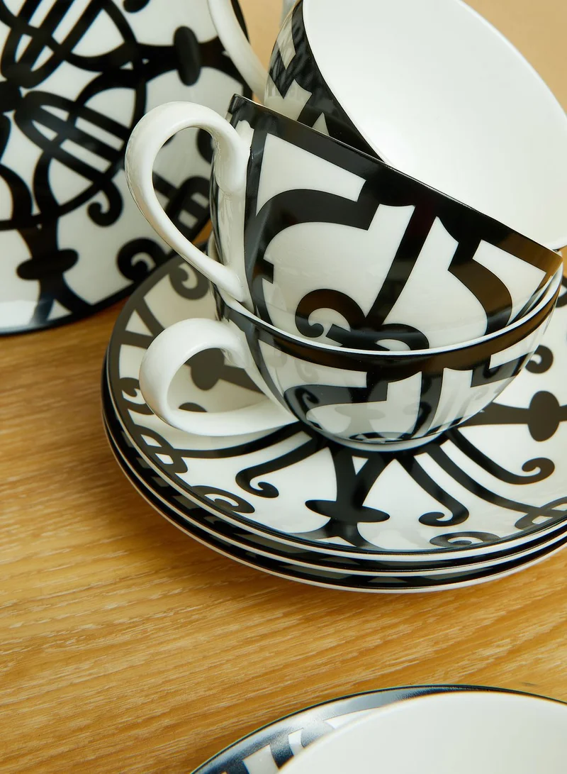 Aish 20 Piece Printed Dinnerware Set