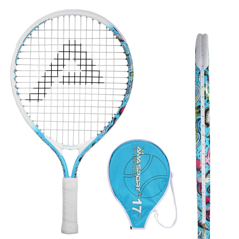 AMA SPORT Kids Tennis Racket for Junior Toddlers Starter Kit 1725 for Girls and Boys 4 Color Kids Tennis Rackets Age 212 with 420D Nylon Shoulder Strap Bag - Image 2