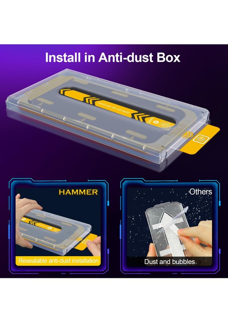 Hammer Easy Installation Tempered Glass Hammer Protection iPhone 14 Plus / 13 Pro Max Matte Anti-Fingerprint - Image 2