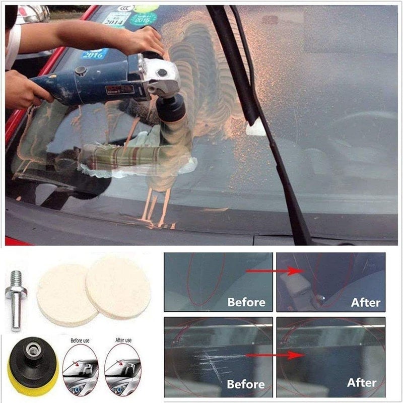 Diy Crafts 12873 14312 Cerium Oxide Powder/ Treo 95%/ 2.5 Microns Drill Buffing Felt Pads Kit, Multicolor, Pack of 8 - Image 4