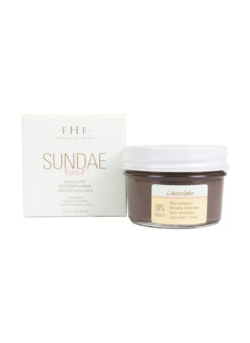 FarmHouse Fresh - Farmhouse Fresh Sundae Best Chocolate Mask – 4oz.Skin Softening Face Mask, Gluten-Free, Sulfate-Free Face Mask with Royal Jelly Extract and Almond Oil - Image 1