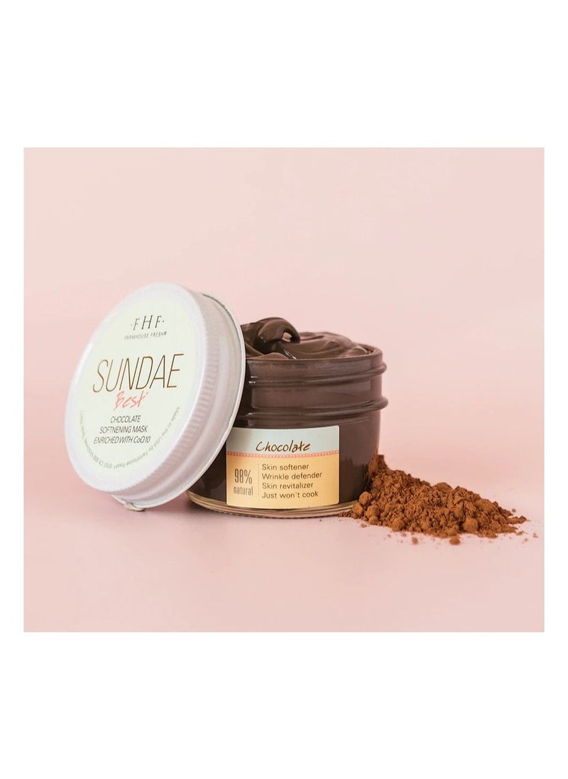 FarmHouse Fresh - Farmhouse Fresh Sundae Best Chocolate Mask – 4oz.Skin Softening Face Mask, Gluten-Free, Sulfate-Free Face Mask with Royal Jelly Extract and Almond Oil - Image 1