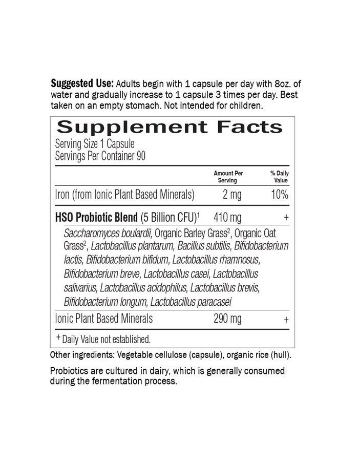 Garden of Life - Primal Defense Ultra Ultimate Probiotic Formula - 15 Billion CFU and 13 Strains of Probiotics Plus HSOs for Healthy Digestive Balance, Vegetarian and Gluten Free, 90 Capsules - Image 1