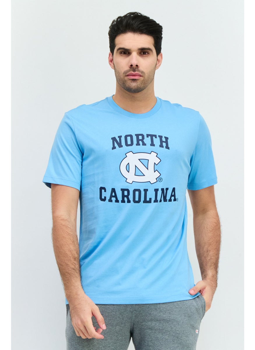Champion Men Sportswear Fit Short Sleeve Outdoor T Shirt, Light Blue  - Image 1