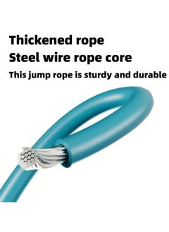 Gonice 1pc Premium Steel Wire Jump Rope for Effective Indoor & Outdoor Workouts - Ideal for Sports, Fitness, Training, and Weight Loss  - Image 4