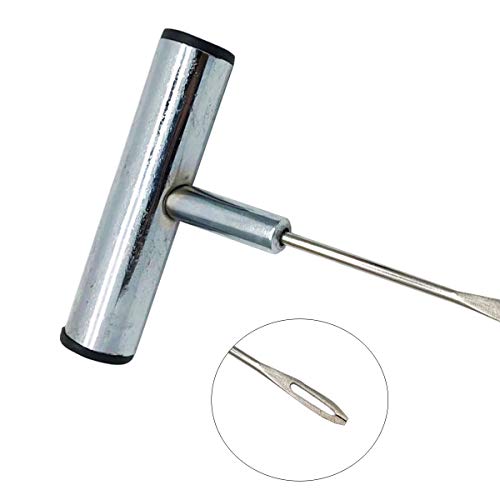 LDEXIN Stainless Steel T-Handle - Pro Heavy Duty Repair Tool, Tire Repair Tool for Tire Plug Kits for Car Truck Motorcycle Bycles - Image 2