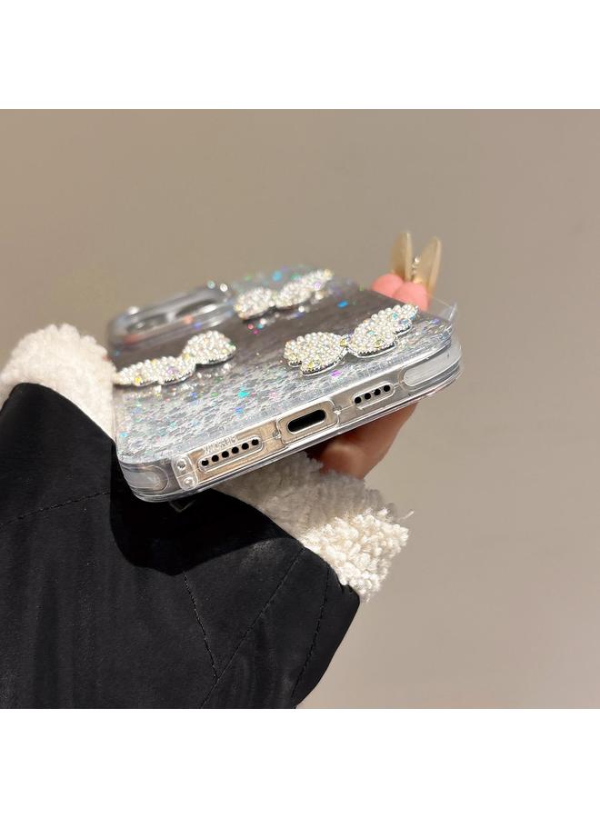 زبون جراب لهاتف iPhone 13 Pro بتصميم فراشات وسماء مرصعة بالنجوم متدرجة الألوان IMD - Image 5