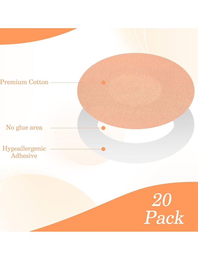 fantasize 20 Pack Sensor Patches for Libre 3 Adhesive Patches Colorful Waterproof Sensor Covers Continuous Monitor Overpatch Sensor Protector Stickers Skin Grip Sensor Covers  - Image 3