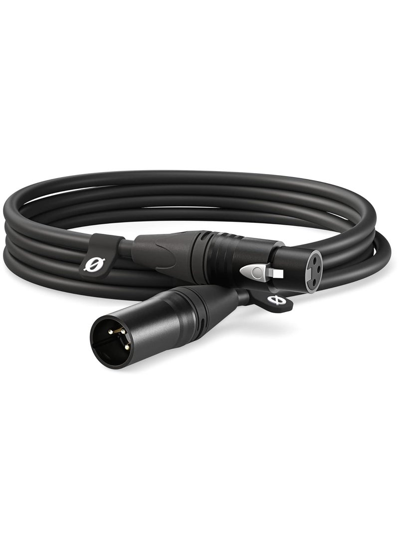 RODE XLR-3 Premium XLR Cable XLR3MBLK black - Image 1