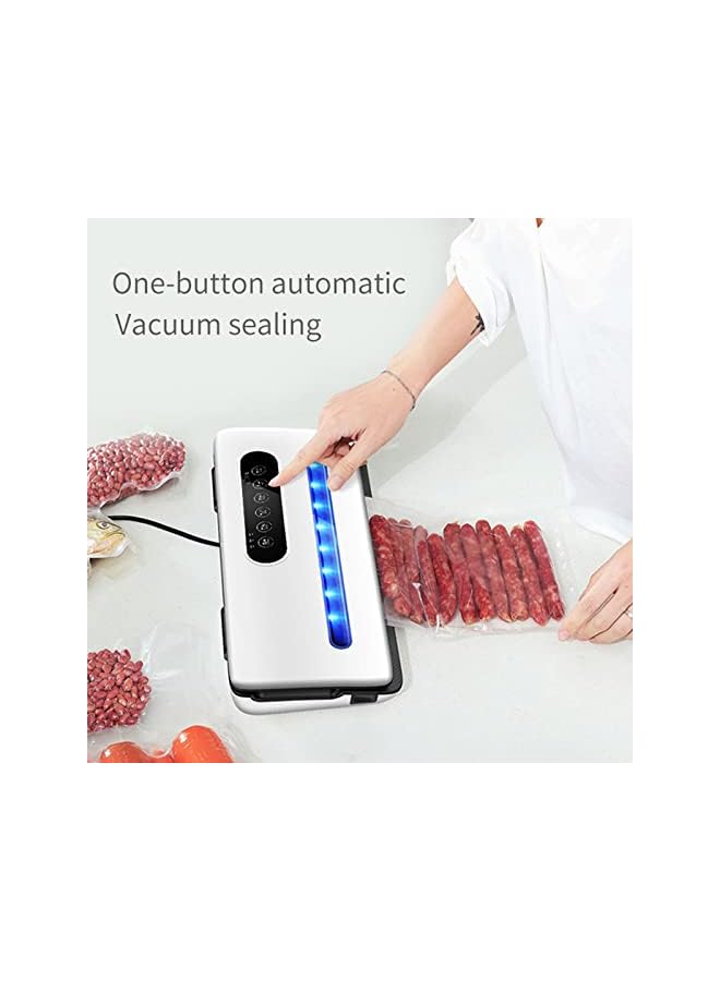 Raxoom Sealer Machine, Multipurpose Automatic Vacuum Sealing Machine With 10 Free Sealing Bags, Dry & Moist Modes, Easy To Clean, For Meat Or Wet Food In Home Kitchen - Image 2