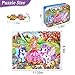 MZZOTOY Princess and Unicorns Puzzles for Kids Ages 48 100 Pieces Jigsaw Puzzles for Kids Ages 35 Puzzle for Girls and Boys Learning Educational Puzzles Toys in a Metal Box - Image 4