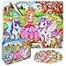 MZZOTOY Princess and Unicorns Puzzles for Kids Ages 48 100 Pieces Jigsaw Puzzles for Kids Ages 35 Puzzle for Girls and Boys Learning Educational Puzzles Toys in a Metal Box - Image 2