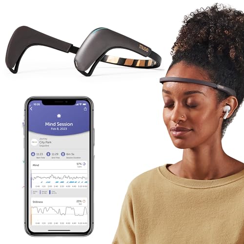 MUSE 2: The Brain Sensing Headband USB-C- EEG MUSE Headband Meditation Tracker - Multi Sensor Biofeedback Devices for Home Use with Responsive Sound Feedback Guidance - Neurofeedback Devices - Image 1