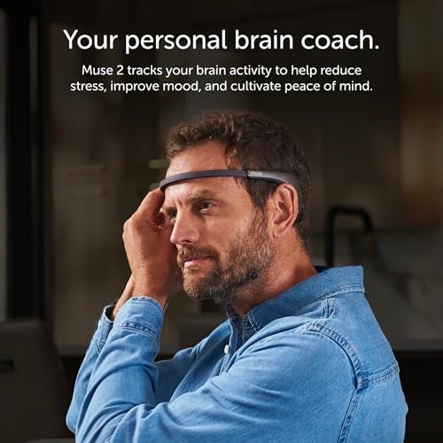 MUSE 2: The Brain Sensing Headband USB-C- EEG MUSE Headband Meditation Tracker - Multi Sensor Biofeedback Devices for Home Use with Responsive Sound Feedback Guidance - Neurofeedback Devices - Image 3