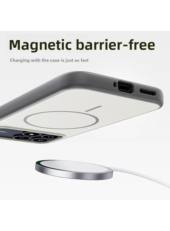 Magnetic Case Compatible with Xiaomi Poco F8 Ultra 5G Support Wireless Charging Skin-Friendly Phone Case Anti-Fingerprint Anti-Yellowing Shockproof Back Cover - Image 4