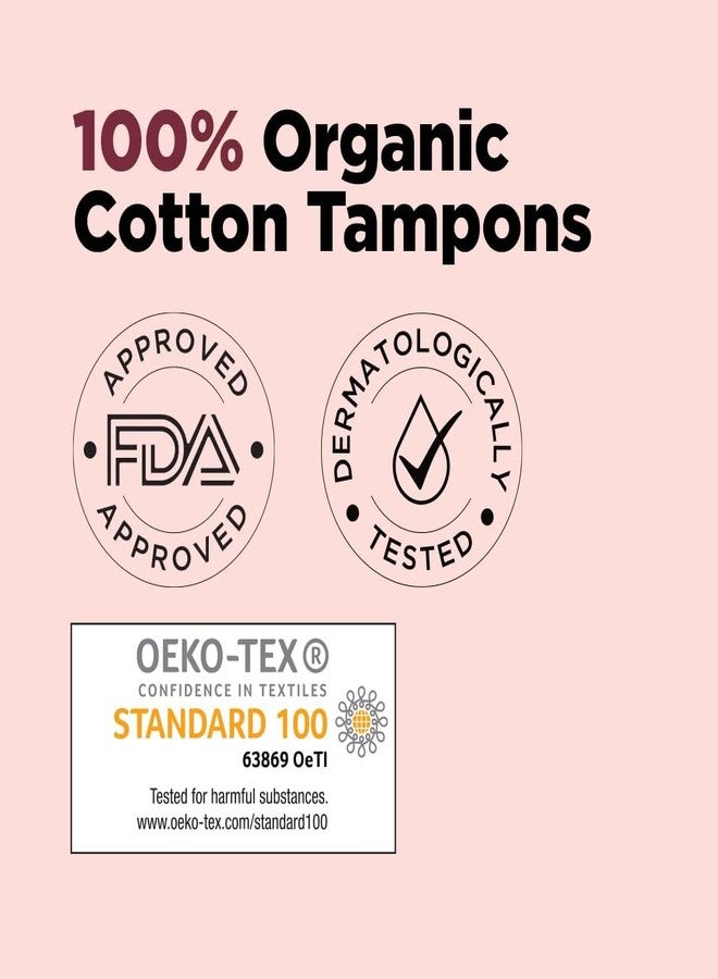 PEESAFE 100% Organic Cotton Tampons (Regular | For Light To Medium Flow | Comfortable & Stain-Free Experience | Fda Approved (Pack of 32 - Image 5