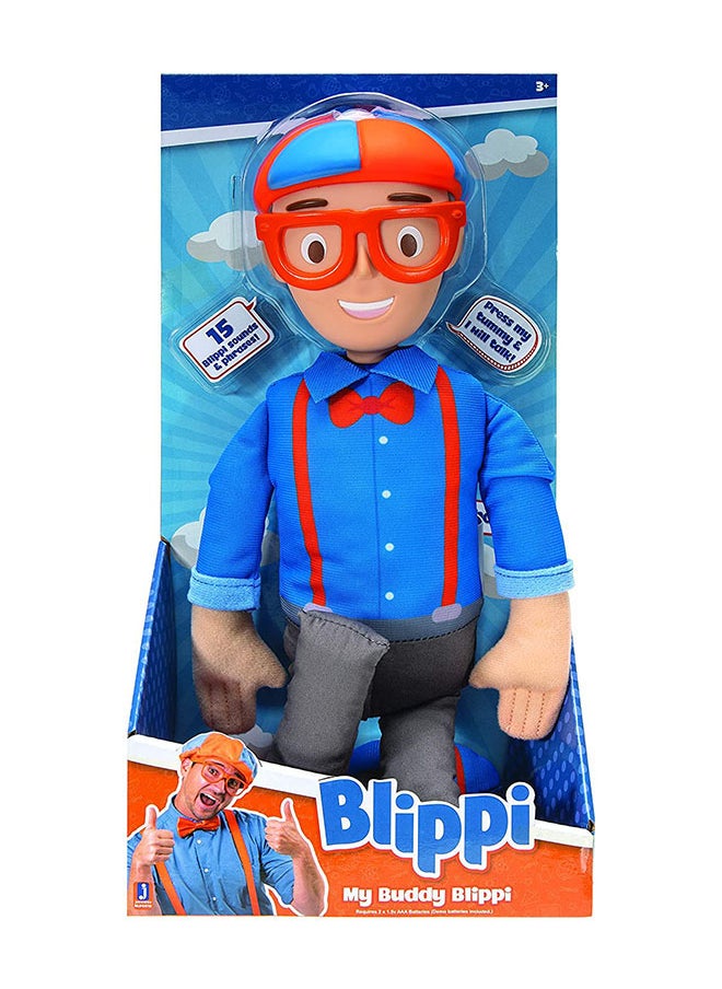 Blippi دمية ماي بادي إس إف إكس المحشوة المميزة مقاس 16 بوصة  - Image 1