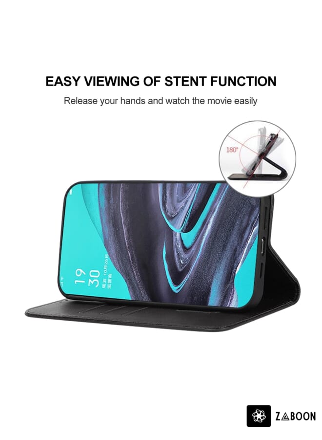 Zaboon Protective Case For OPPO Reno2 Magnetic Closure Leather - Image 3