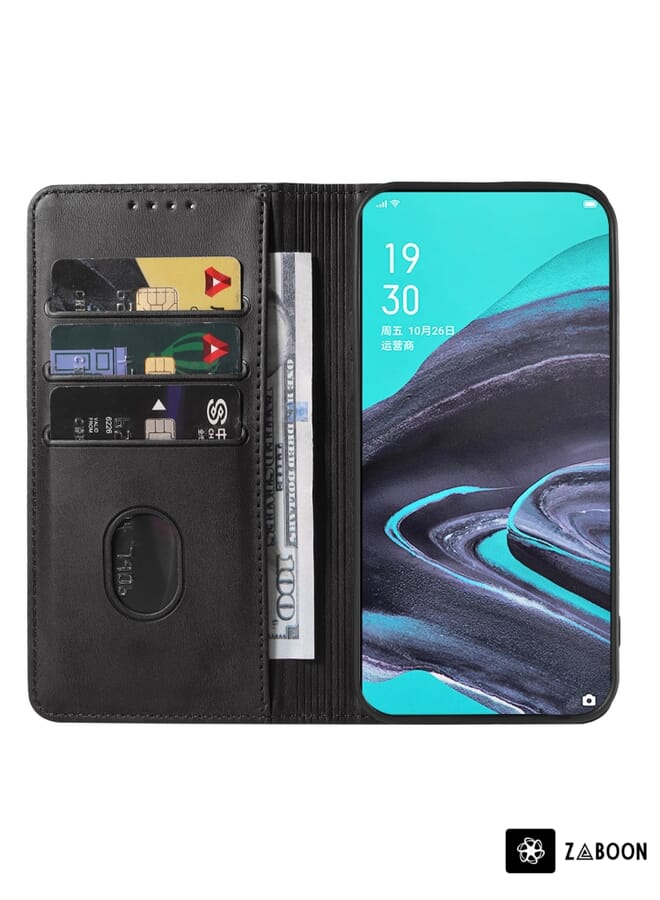 Zaboon Protective Case For OPPO Reno2 Magnetic Closure Leather - Image 2