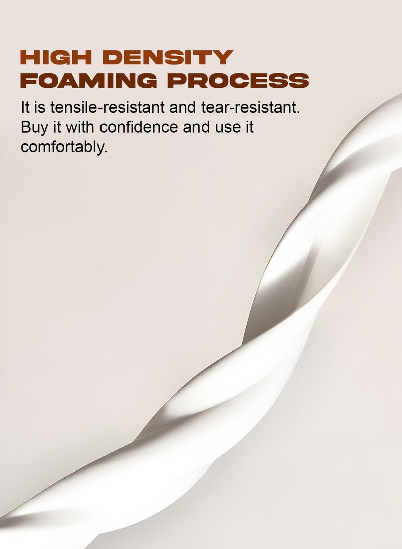 Baybee 6.5 ft Baby Proofing Edge & Corner Safety Guards for Kids | Child Safety Protector for Furniture Cushion | Extra Long 6.5Ft Edge | Safe Edge & Corner Cushion White - Image 2