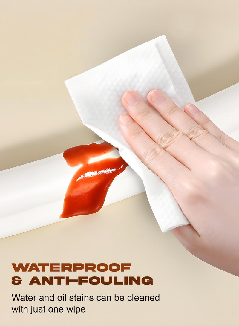 Baybee 6.5 ft Baby Proofing Edge & Corner Safety Guards for Kids | Child Safety Protector for Furniture Cushion | Extra Long 6.5Ft Edge | Safe Edge & Corner Cushion White - Image 3